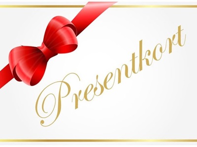 Presentkort i Julklapp